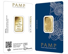 Lady Fortuna Minted Gold Bar 10 gm