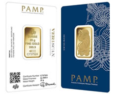 Lady Fortuna Minted Gold Bar 20 gm